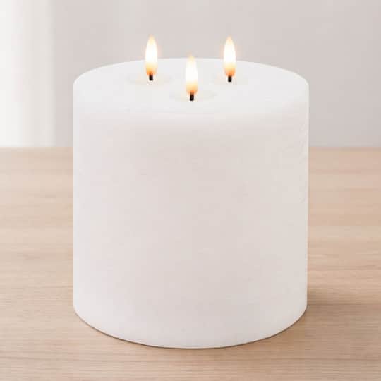 Melrose 6" x 6" FIA Triple Wick LED Candles